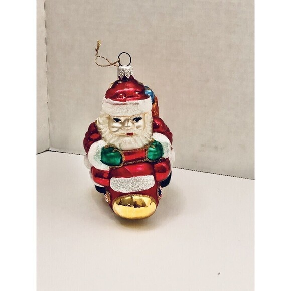 Lot of 4 Vintage Hand Blown Glass Christmas Tree Ornament Snowmen Collectibles - Picture 2 of 12